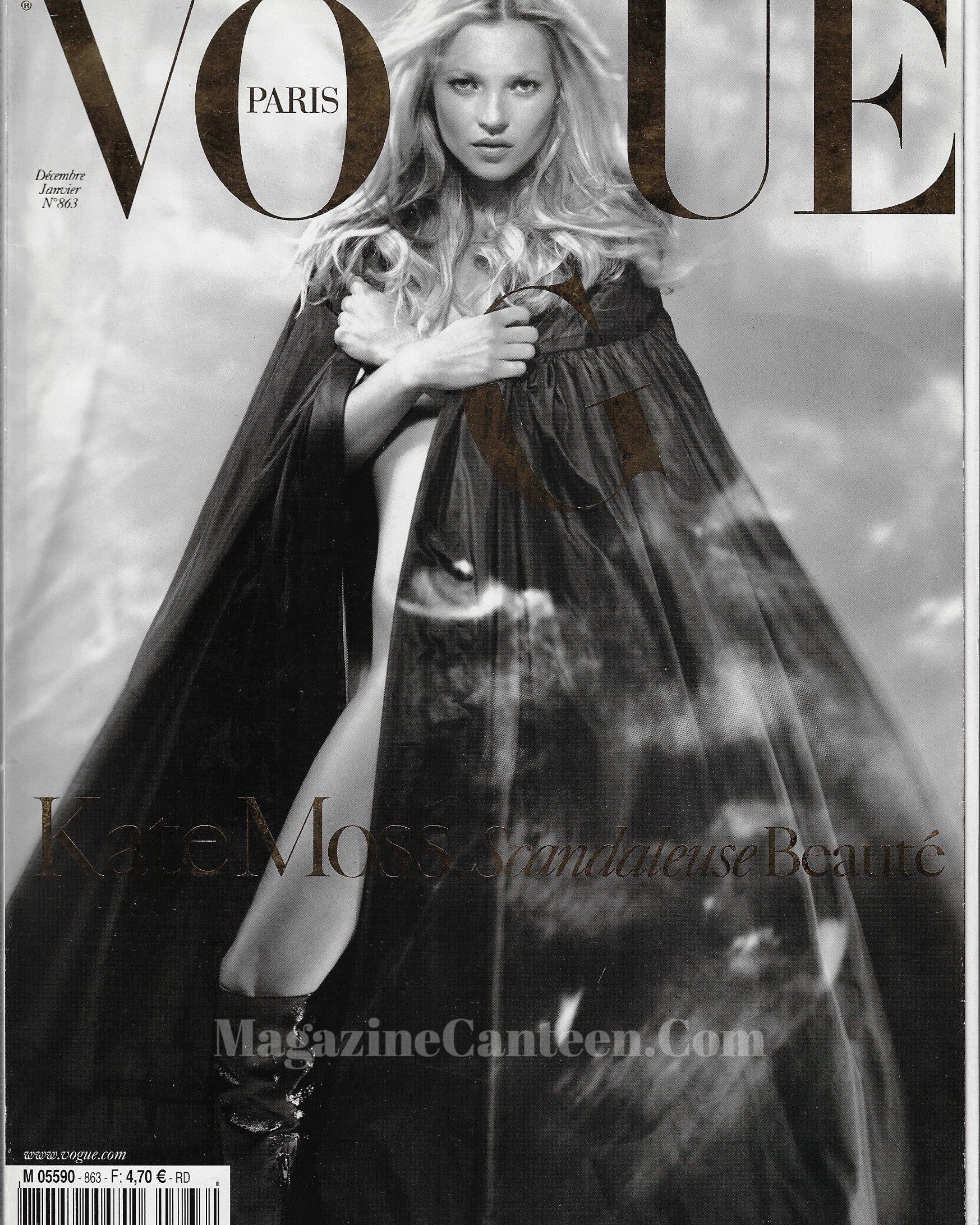 Vogue Paris Magazine 2005 - Kate Moss