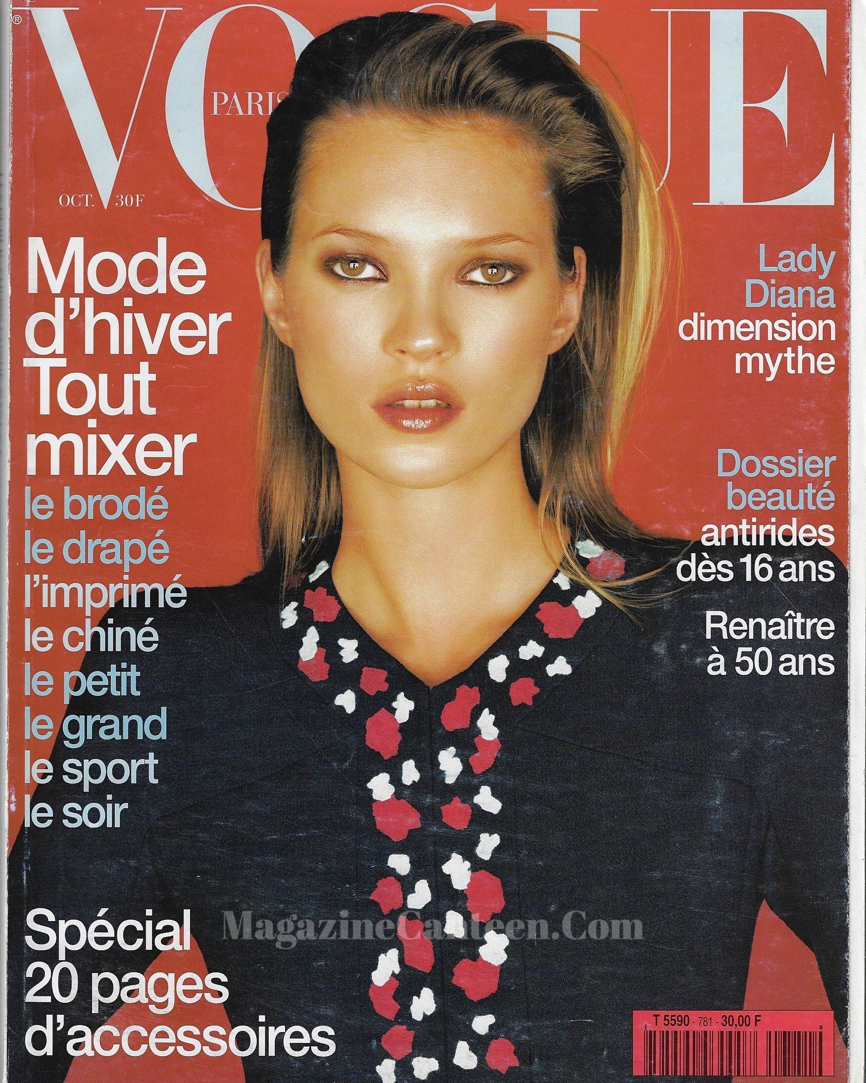 Vogue Paris Magazine 1997 - Kate Moss
