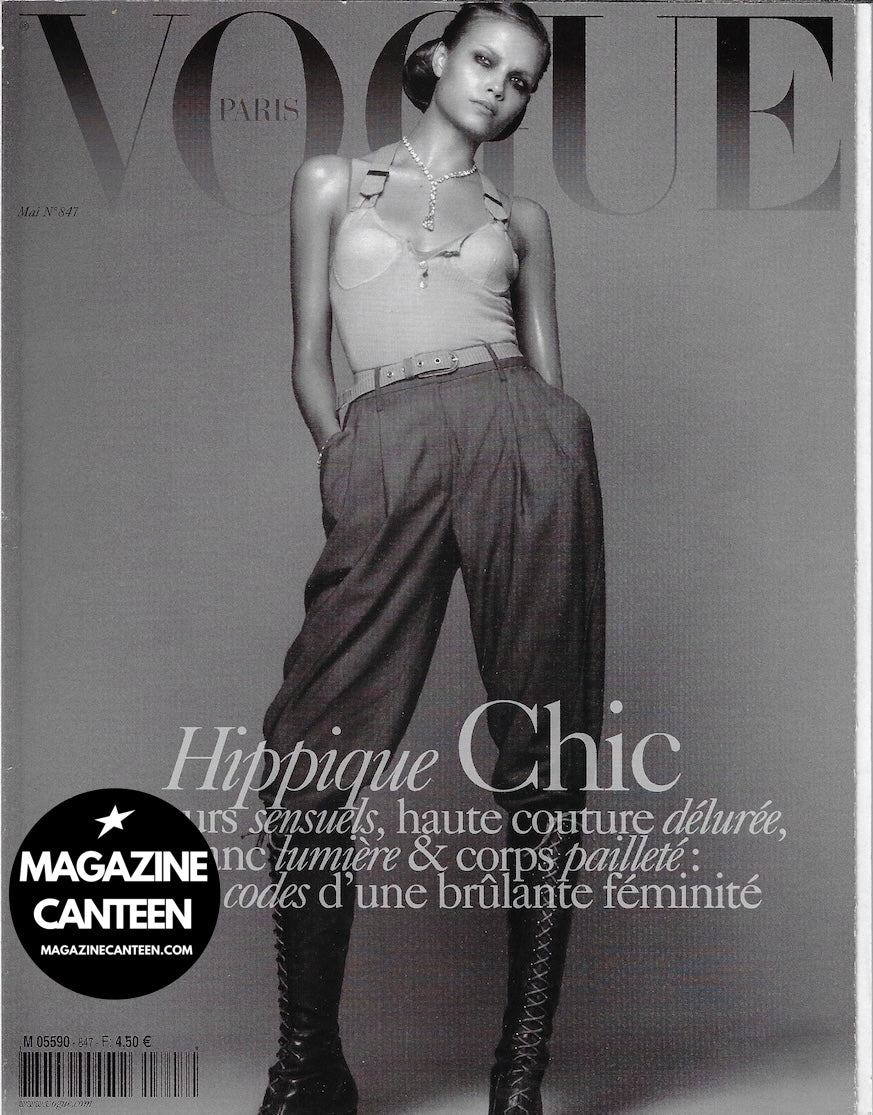 Vogue Paris Magazine 2004 - Natasha Poly STEVEN KLEIN Amanda Harlech