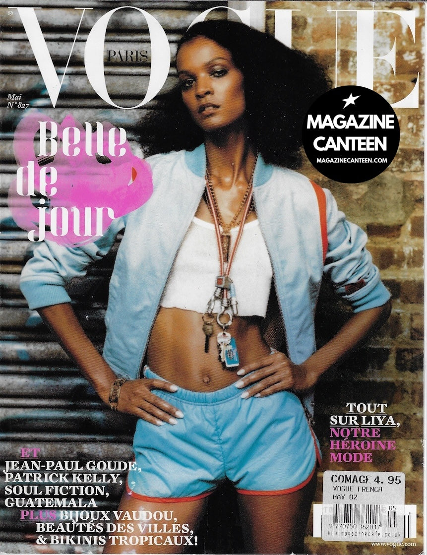 Vogue Paris Magazine 2002 - Liya Kebede CORINNE DAY Harri Peccinotti