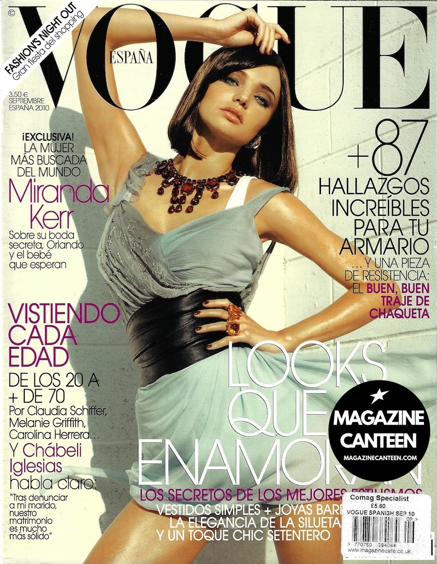 Vogue Spain Magazine - Miranda Kerr BARBARA PALVIN Karolina