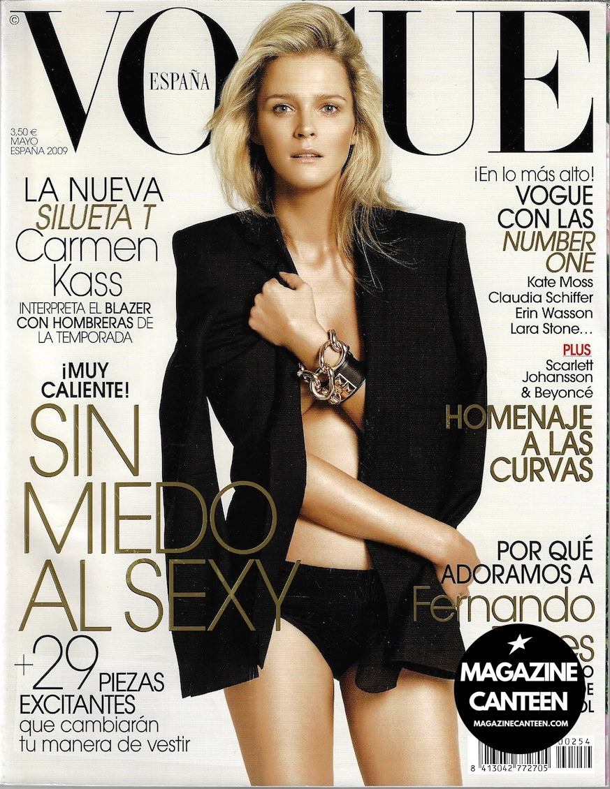 Vogue Spain Magazine - Carmen Kass 2009 – magazine canteen