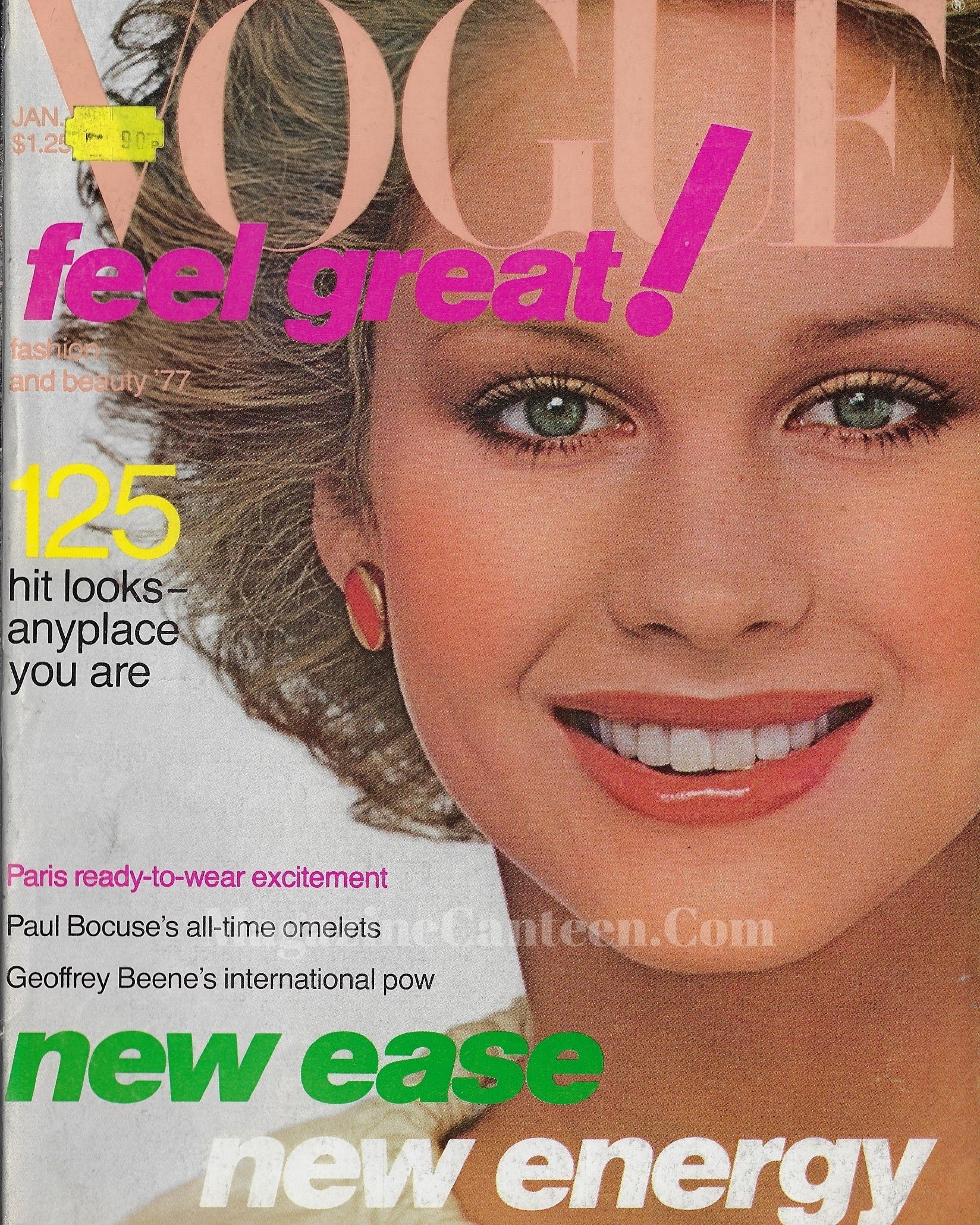 Vogue USA Magazine January 1977 - Rosie Vela