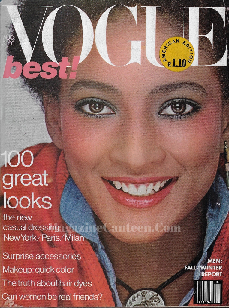 Vogue Usa Magazine August 1978 - Peggy Dillard – Magazine Canteen