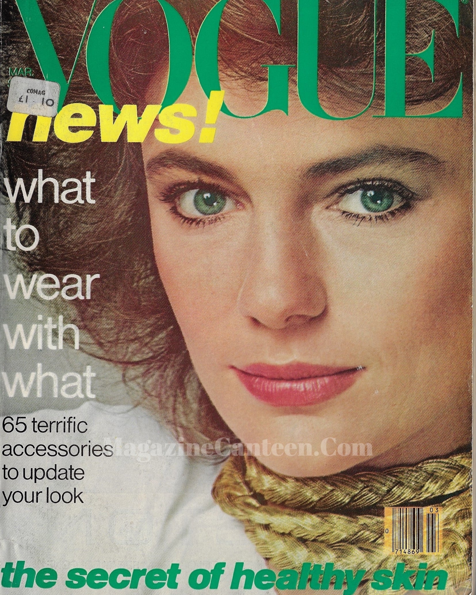 Vogue USA Magazine March 1978 - Jacqueline Bisset