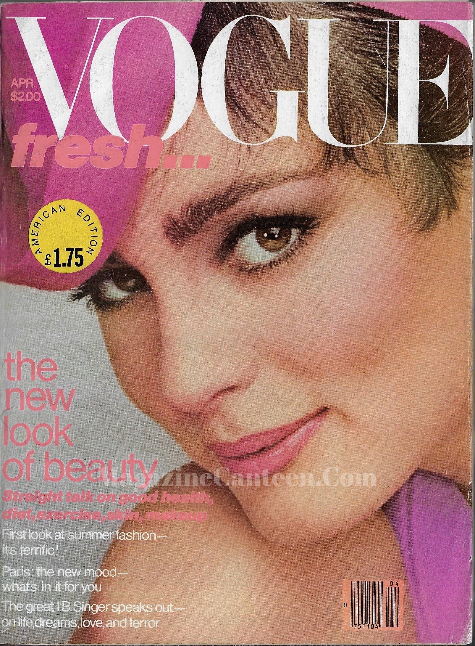 Vogue USA Magazine April 1979 - Esmé Marshall
