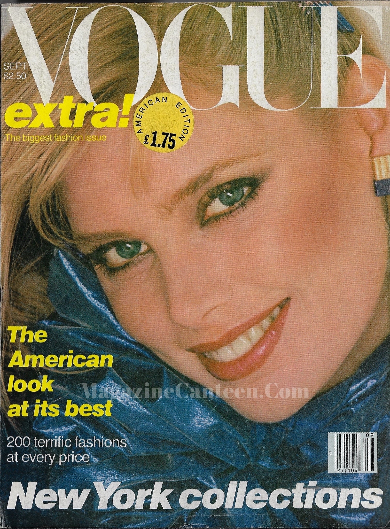 Vogue USA Magazine September 1979 - Kelly Emberg