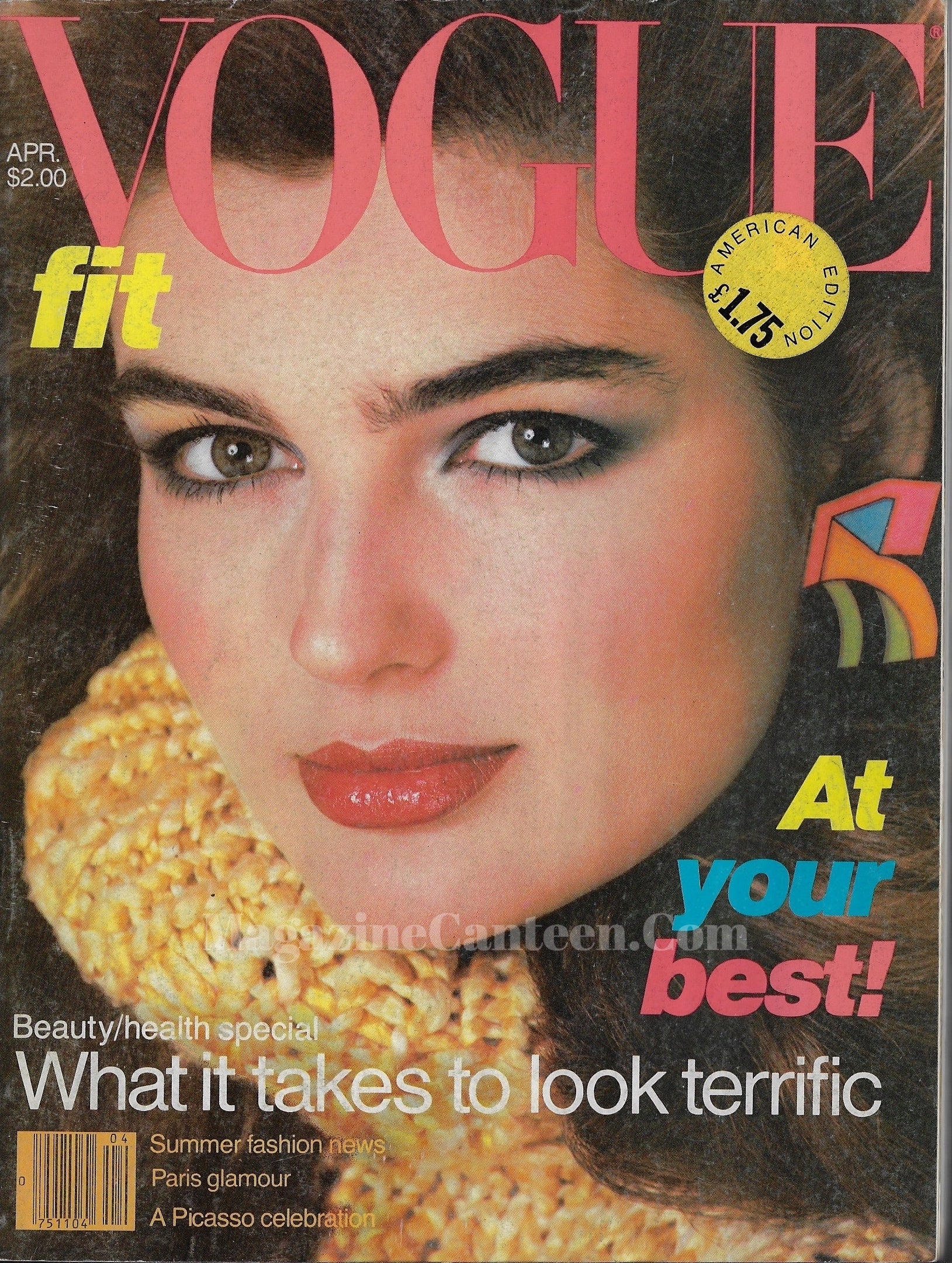 Vogue USA Magazine April 1980 - Eva Voorhees – magazine canteen