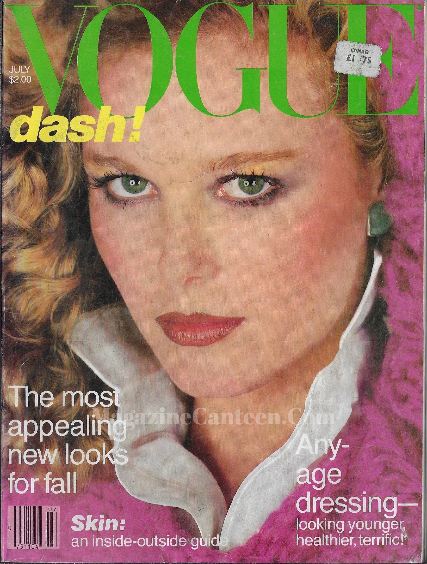 Vogue USA Magazine July 1980 - Nancy Donahue – magazine canteen