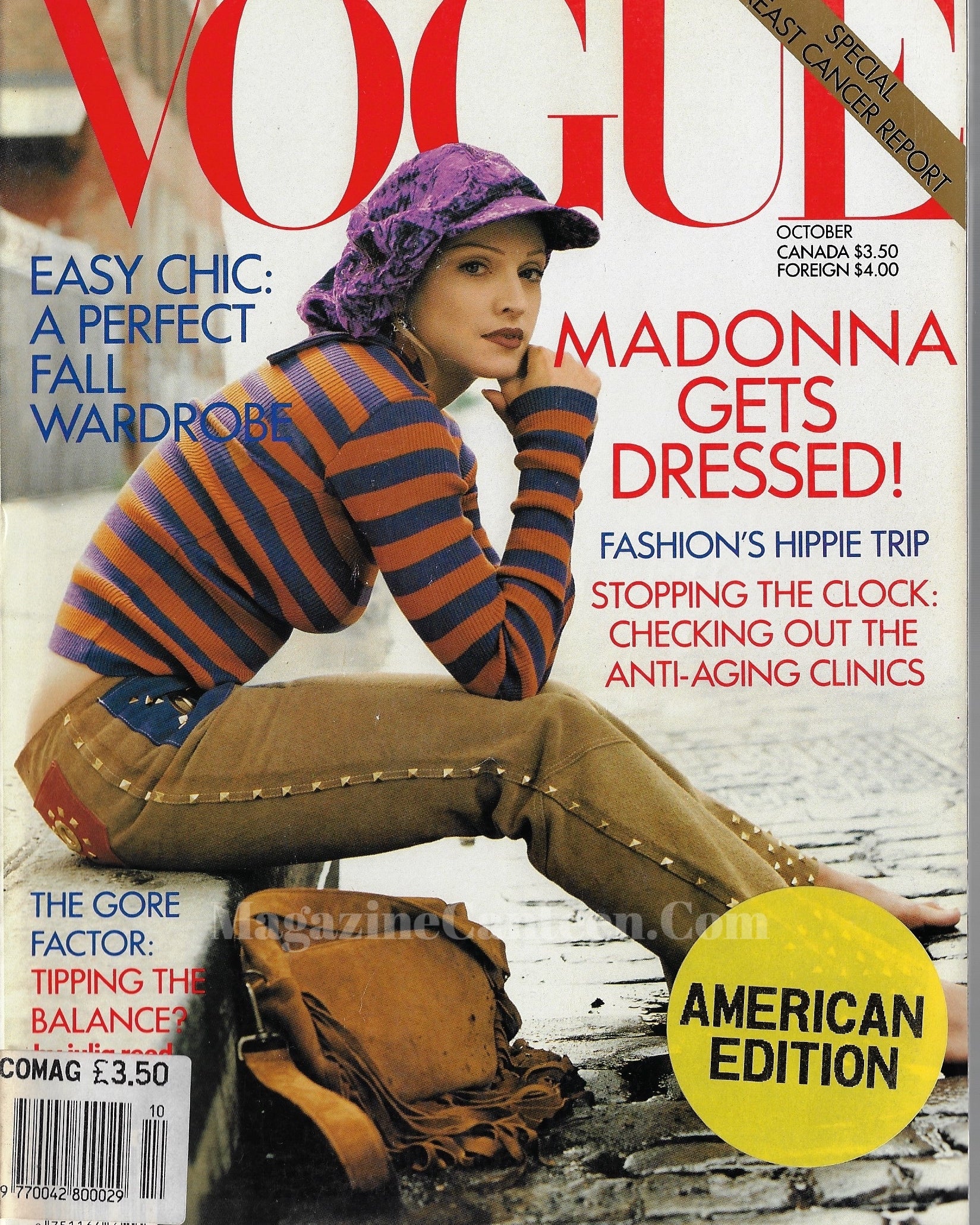 Vogue USA Magazine October 1992 - Madonna