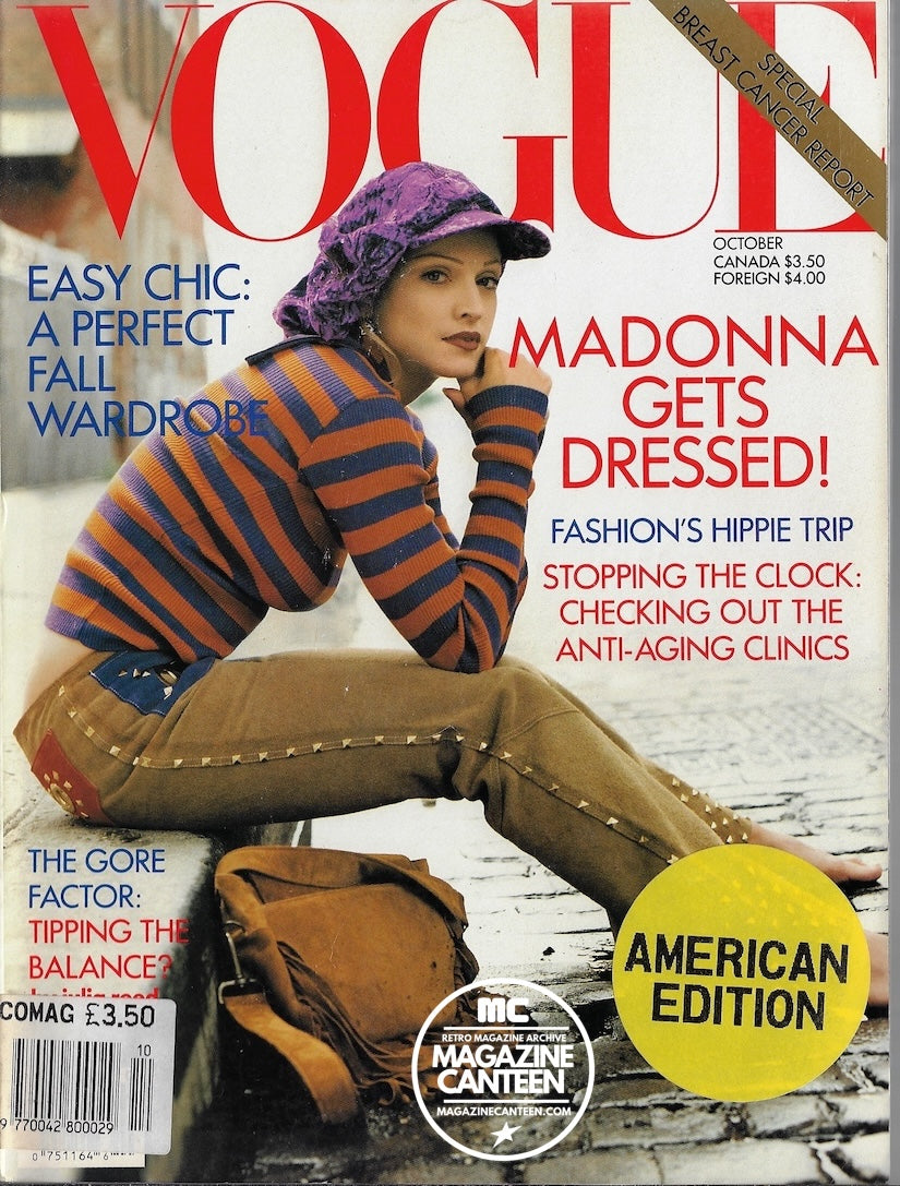 Vogue USA Magazine October 1992 - MADONNA Steven Meisel EVA HERZIGOVA