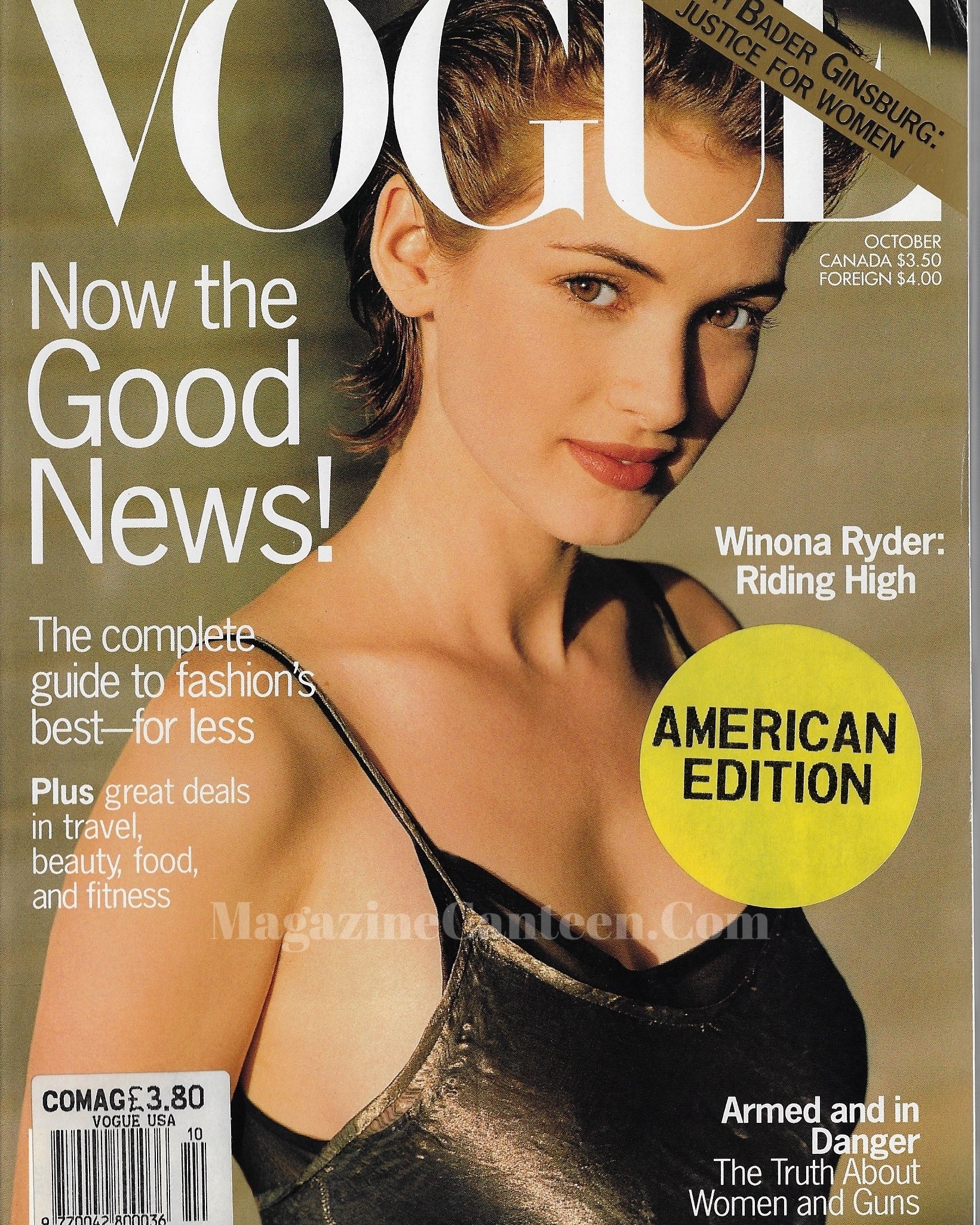 Vogue USA Magazine October 1993 - Winona Ryder