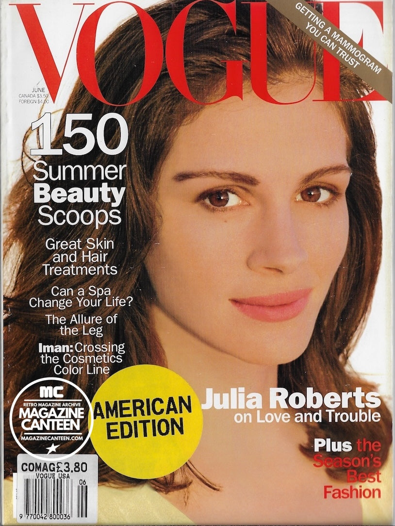 Vogue USA Magazine June 1994 - JULIA ROBERTS Kate Moss