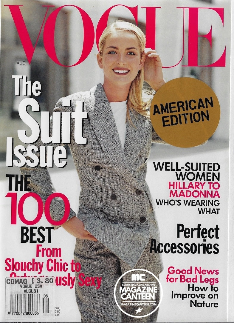 Vogue USA Magazine August 1997 - Georgina Grenville Stella Tennant