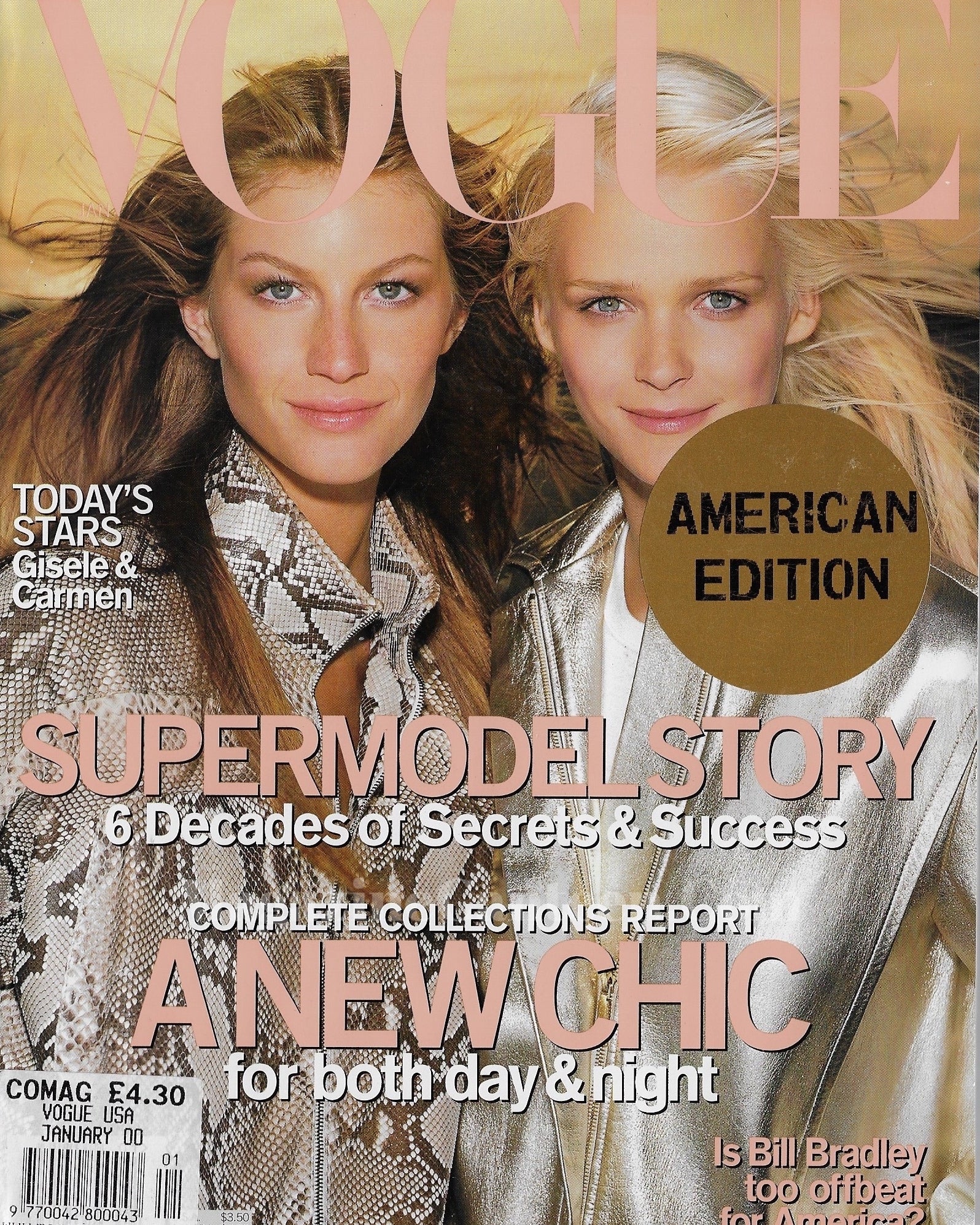 Vogue USA Magazine January 2000 - Gisele Bundchen