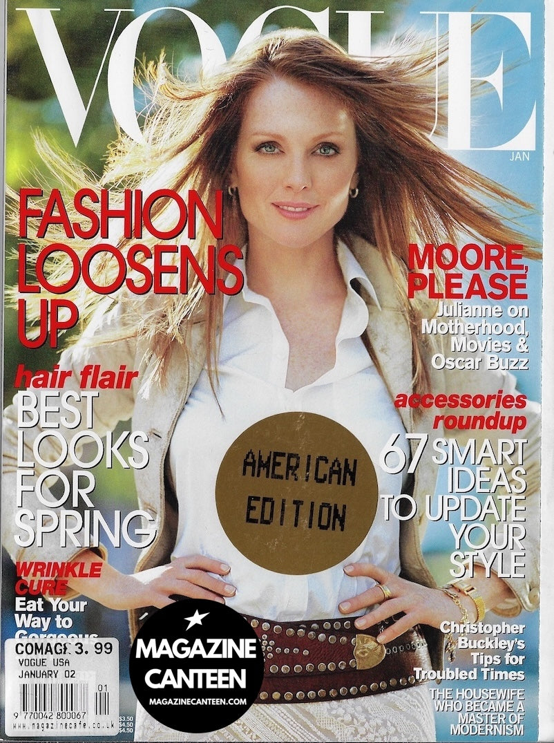 Vogue USA Magazine January 2002 - Julianne Moore STELLA TENNANT Karoli ...