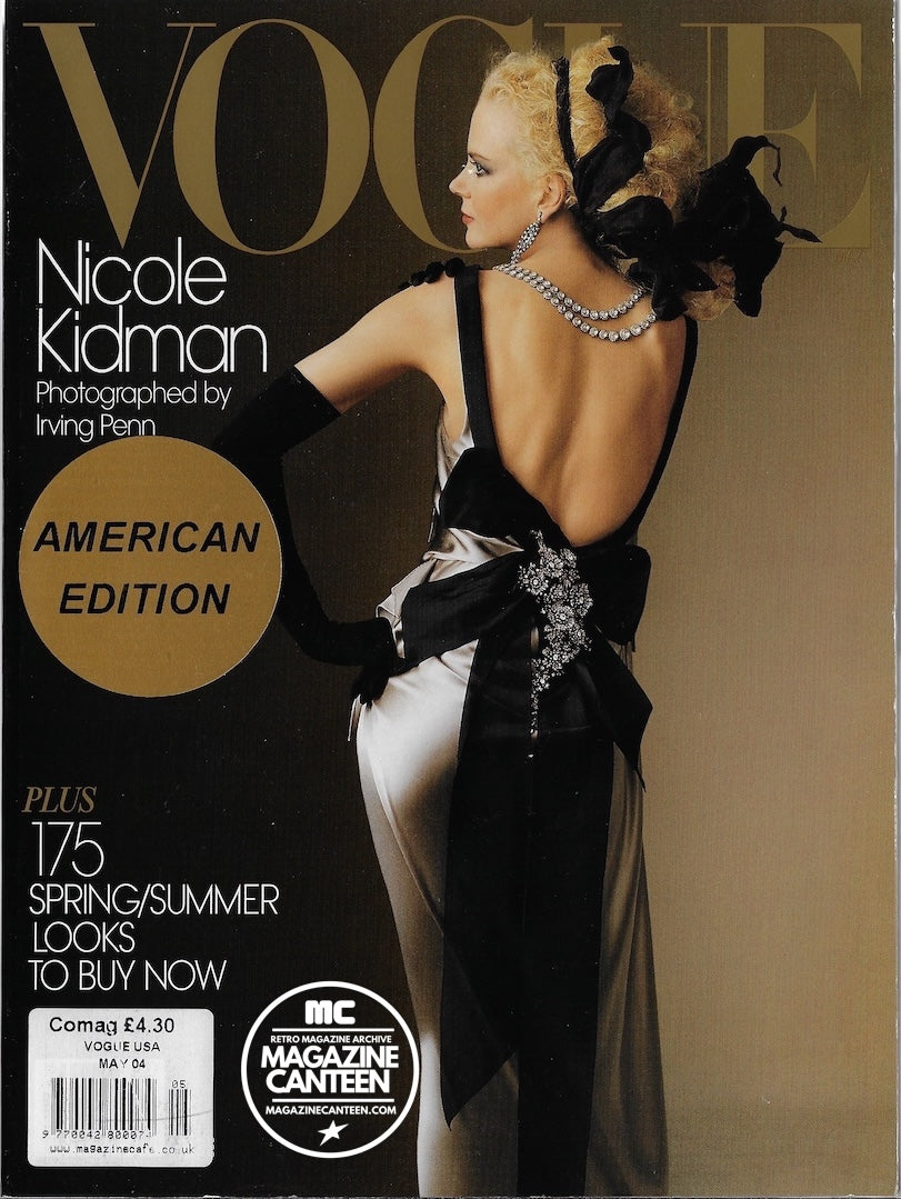 Vogue USA Magazine May 2004 - Nicole Kidman IRVINE PENN