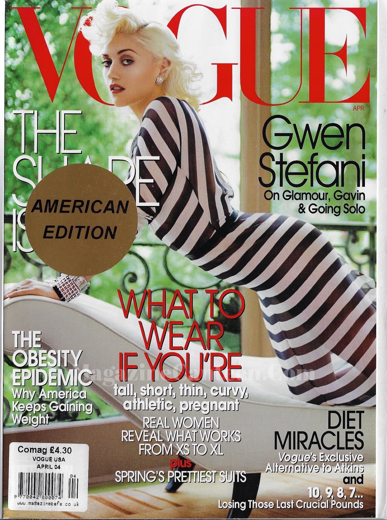 Vogue USA Magazine April 2004 - Gwen Stefani