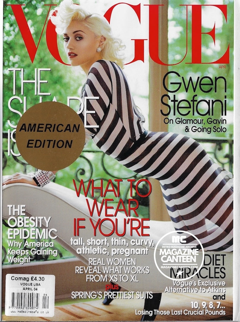 Vogue USA Magazine April 2004 - GWEN STEFANI Daria Werbowy ISABELI