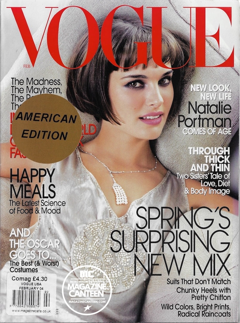 Vogue USA Magazine February 2004 - NATALIE PORTMAN Daria Werbowy