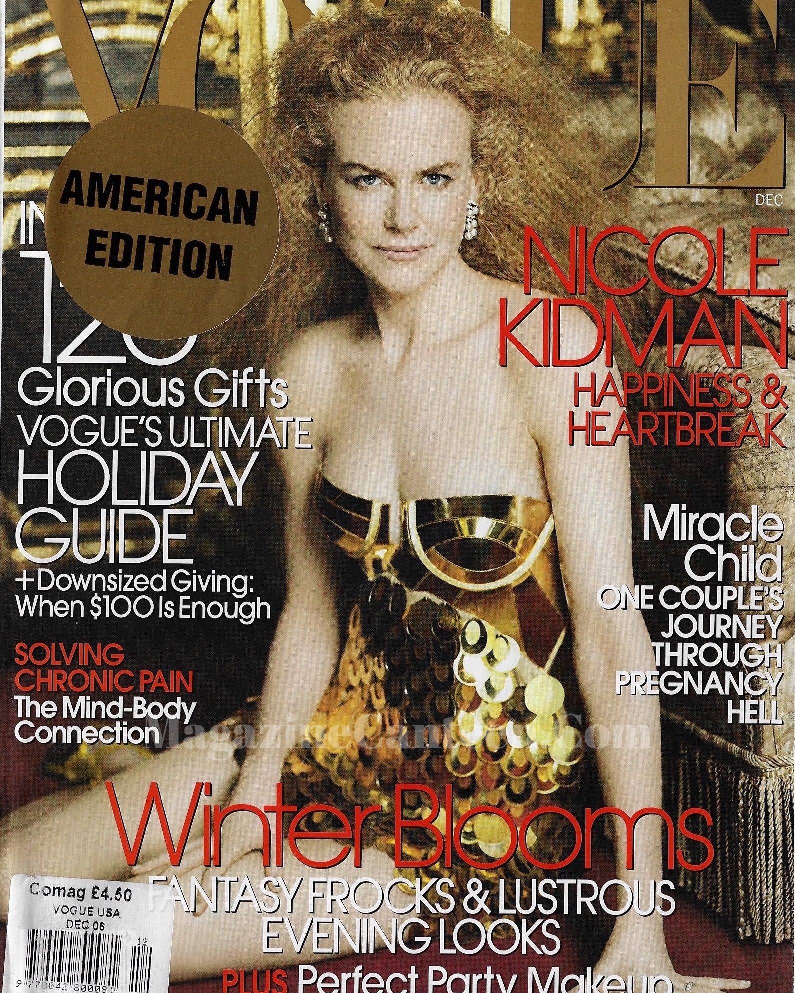 Vogue USA Magazine December 2006 - Nicole Kidman