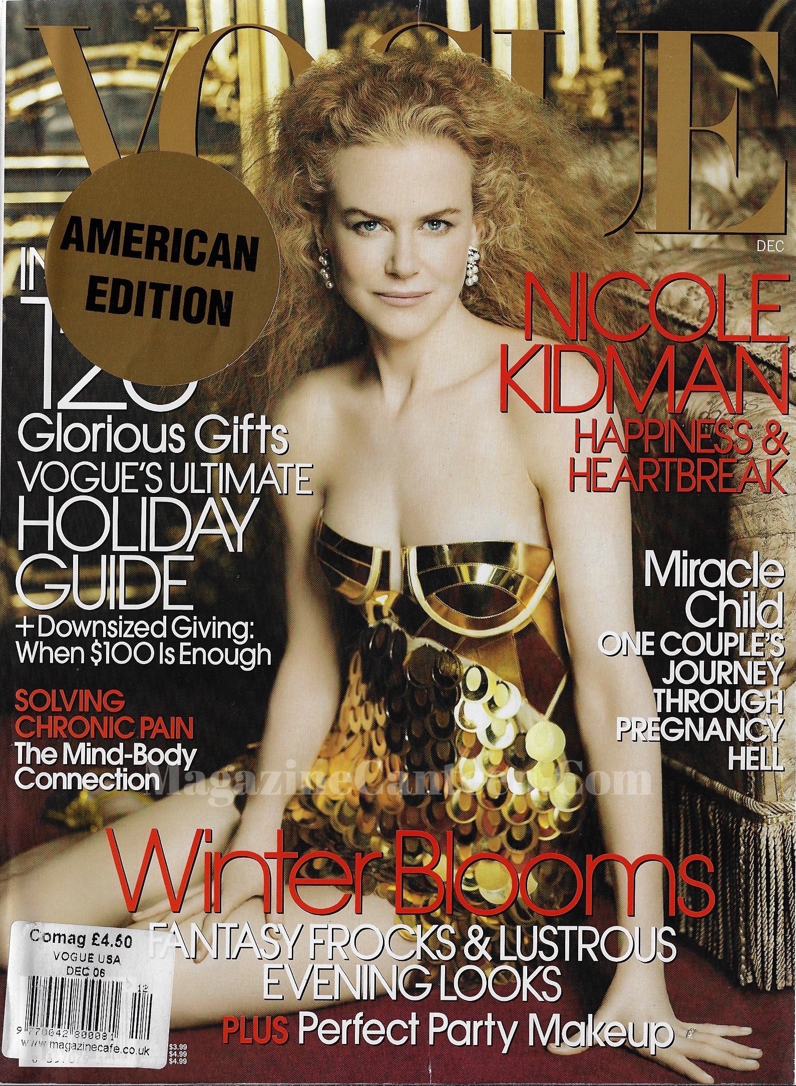 Vogue USA Magazine December 2006 - Nicole Kidman
