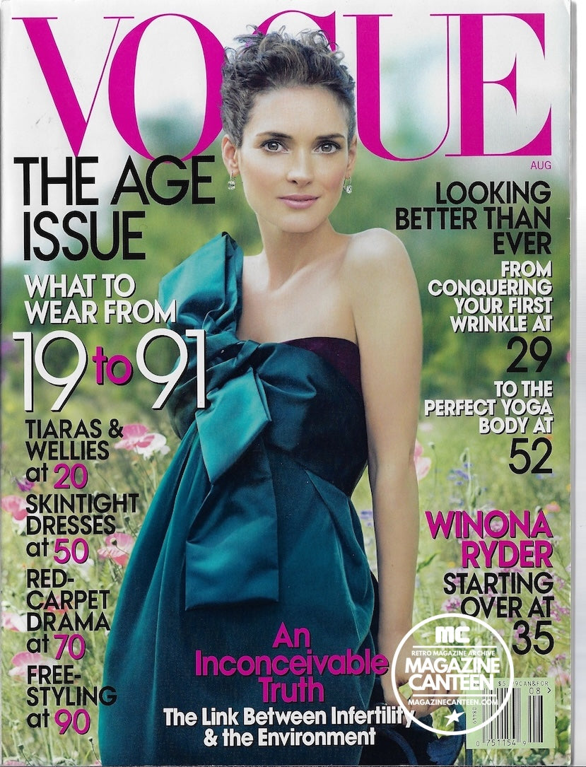 Vogue USA Magazine August 2007 - Winona Ryder