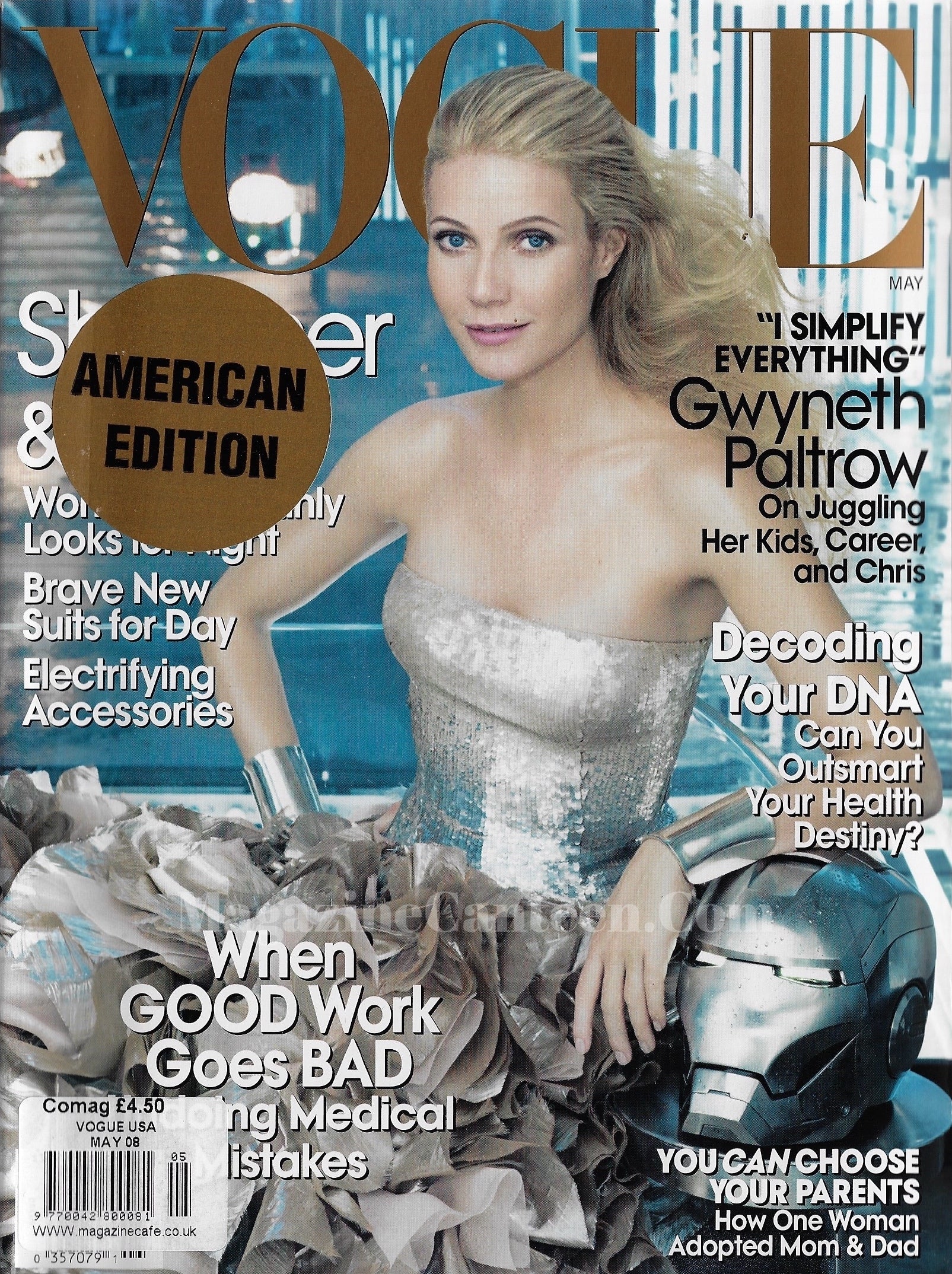 Vogue USA Magazine May 2008 - Gwyneth Paltrow – magazine canteen