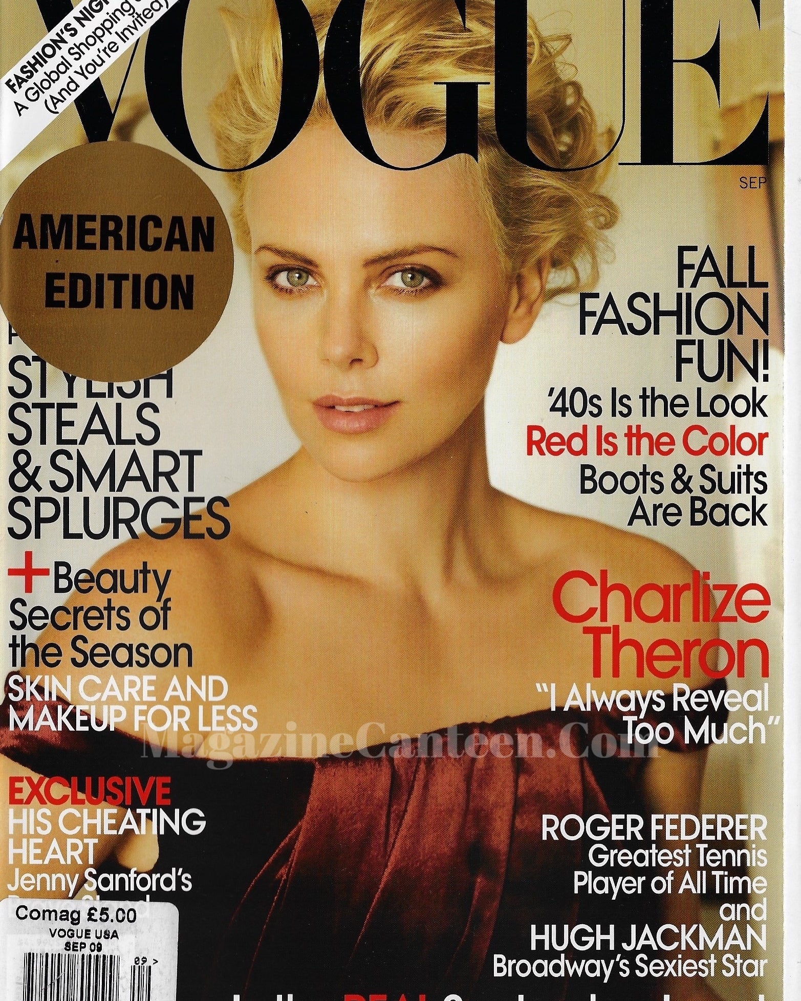 Vogue USA Magazine September 2009 - Charlize Theron