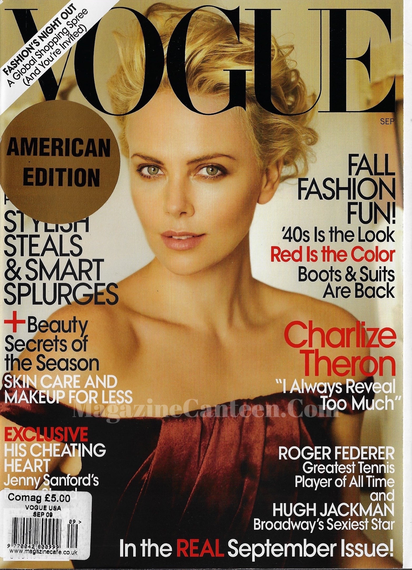 Vogue USA Magazine September 2009 - Charlize Theron