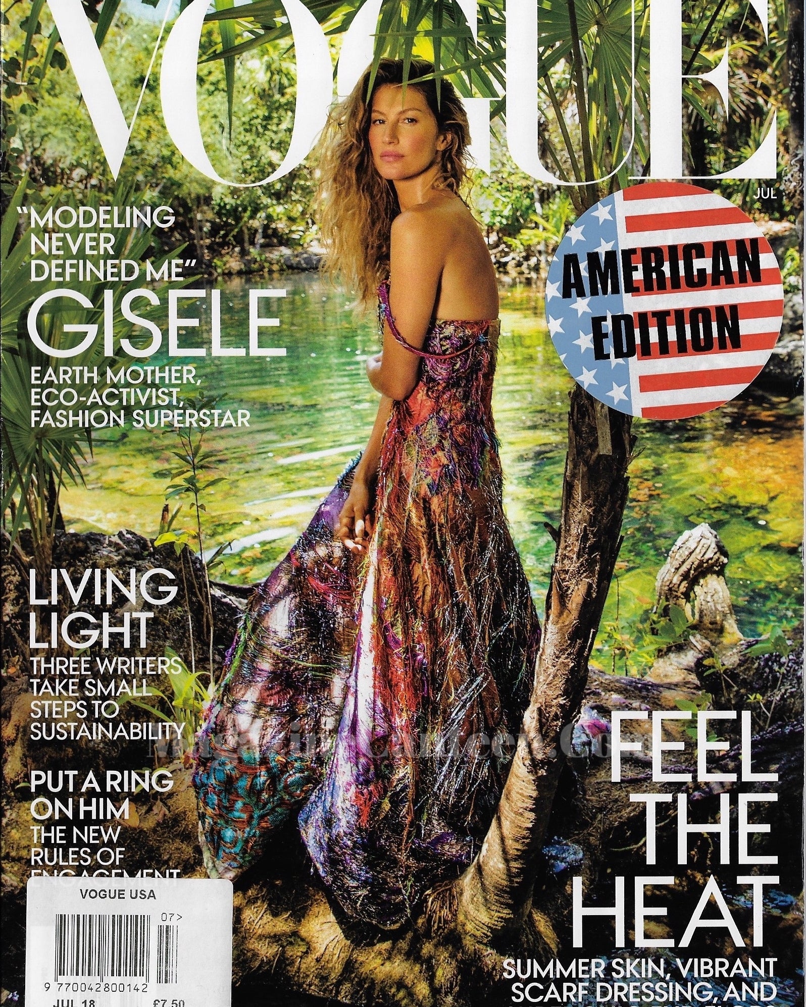 Vogue USA Magazine July 2018 - Gisele Bundchen