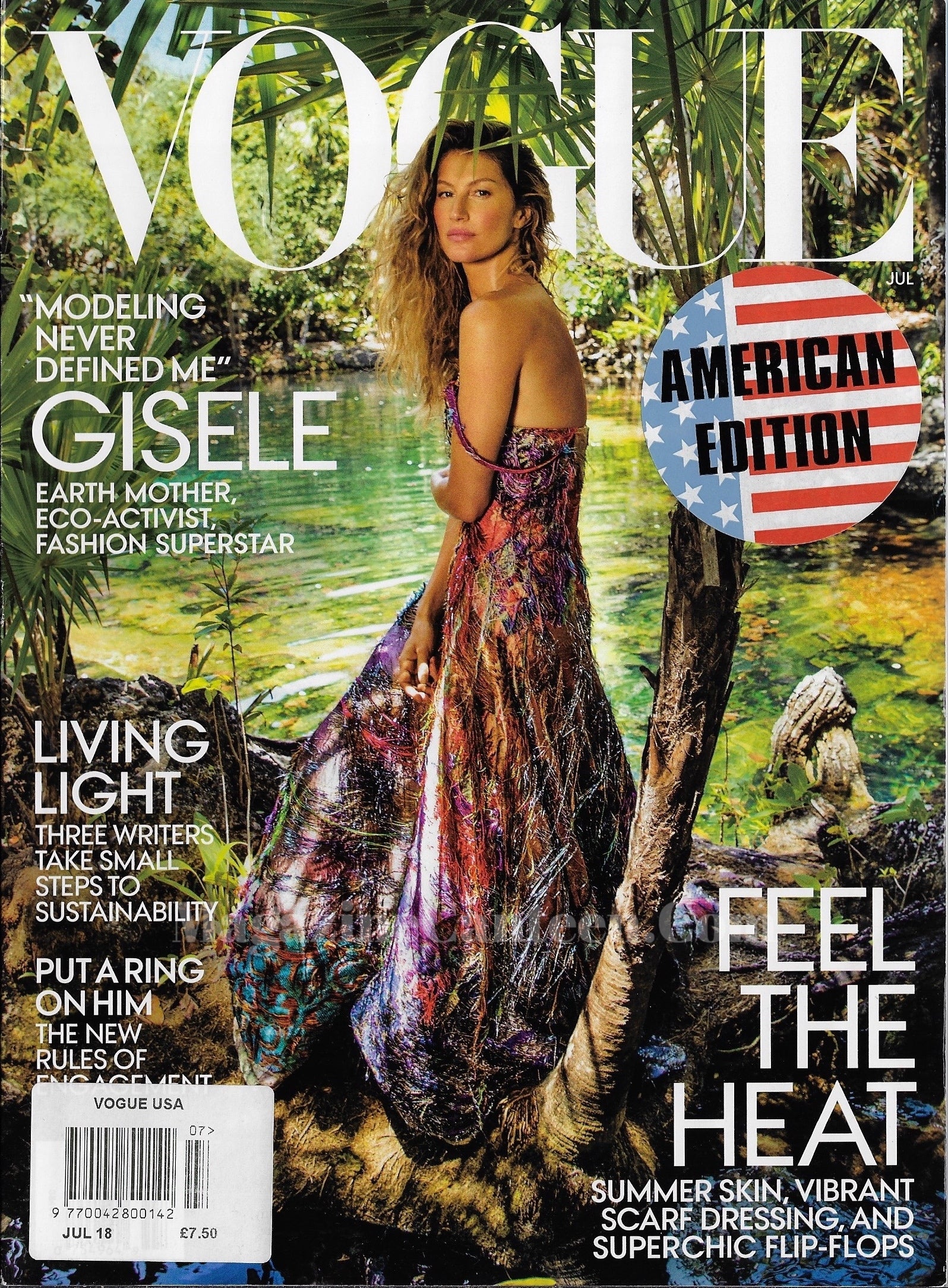 Vogue USA Magazine July 2018 - Gisele Bundchen