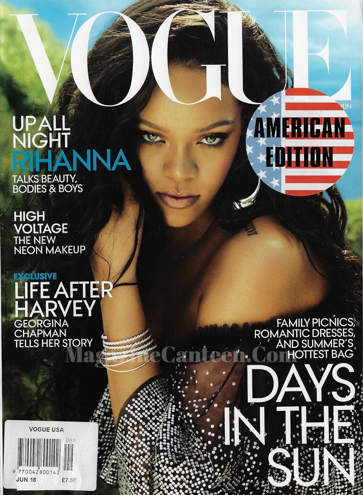 Magazine Bargode Vogue USA Magazine June 2018 - Rihanna – magazine canteen