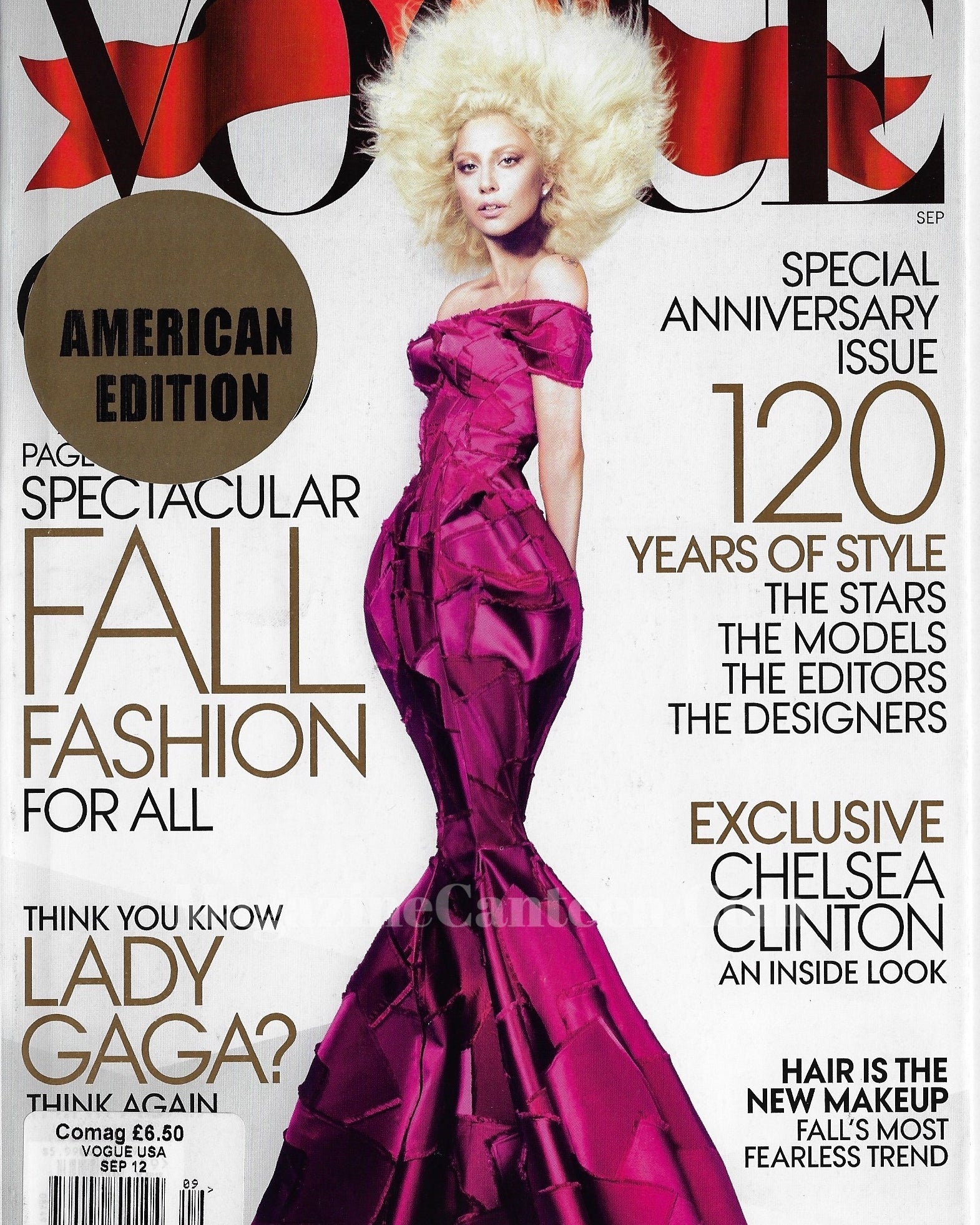 Vogue USA Magazine September 2012 - Lady Gaga