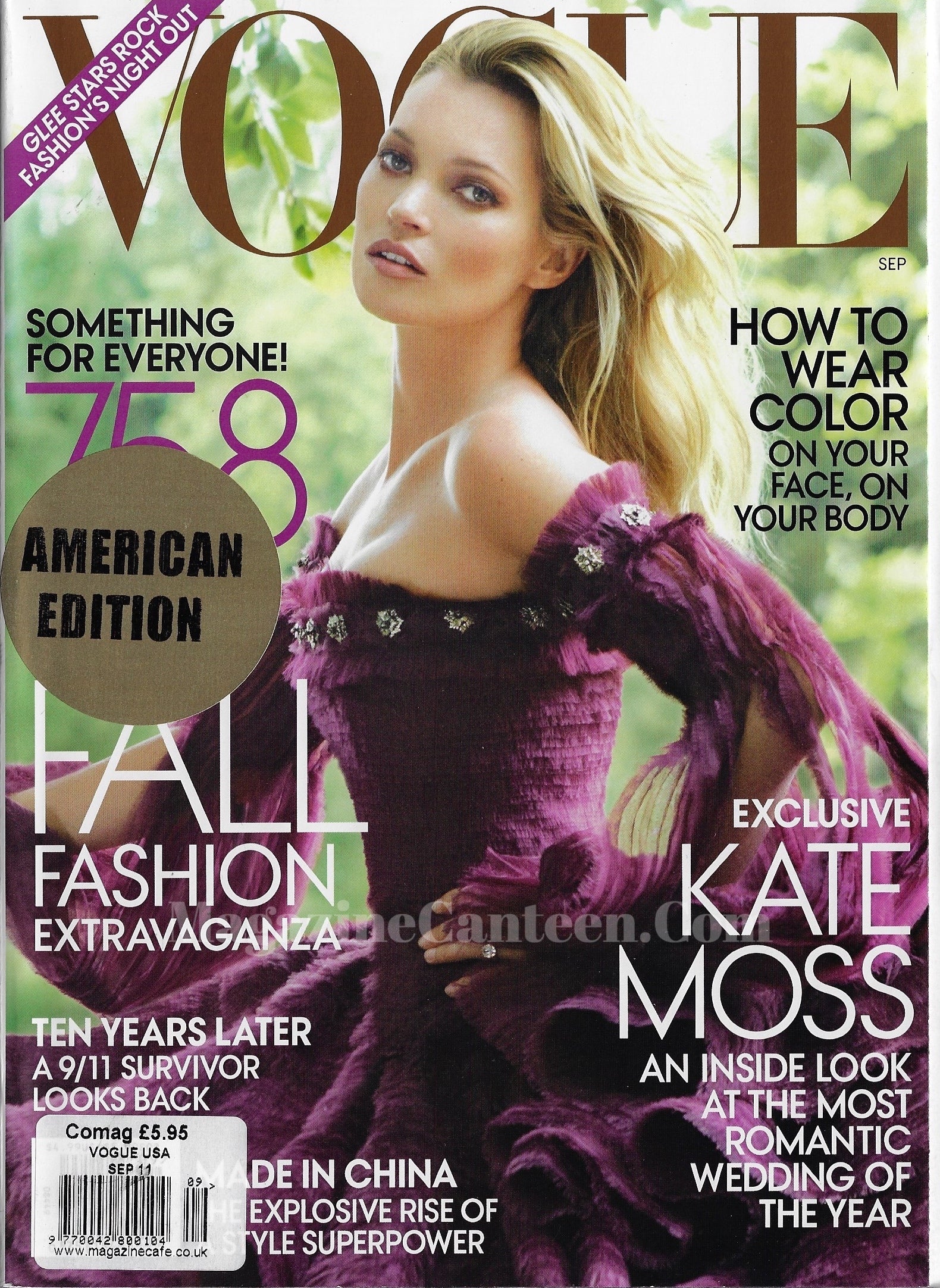Vogue USA Magazine September 2011 - Kate Moss