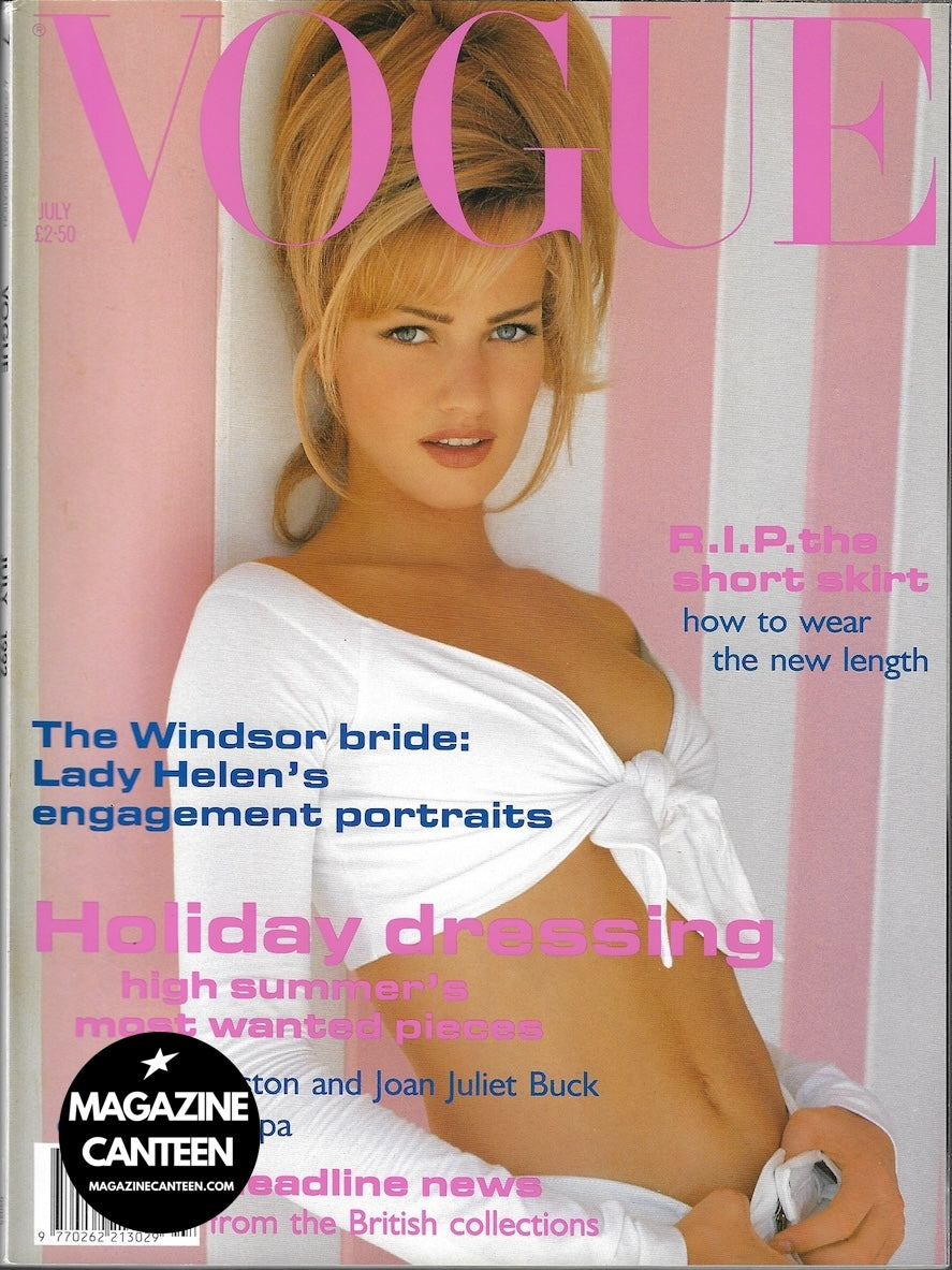 Vogue Magazine July 1992 - Karen Mulder