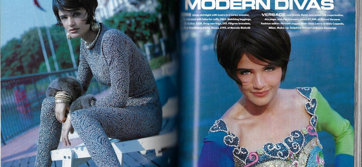 VOGUE US 1990年　September 特大・特別号　スーパーモデル Vogue Magazine September 1990 - Jade Jagger STEPHANIE SEYMOUR