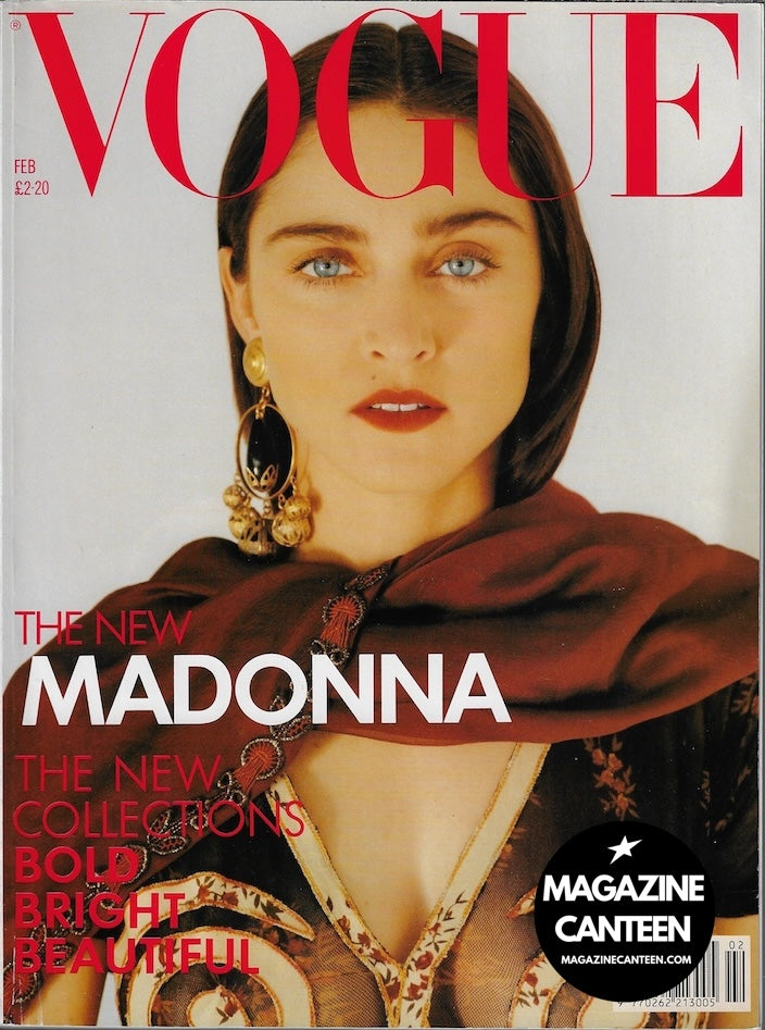 British Vogue Magazine February 1989 - MADONNA Herb Ritts 