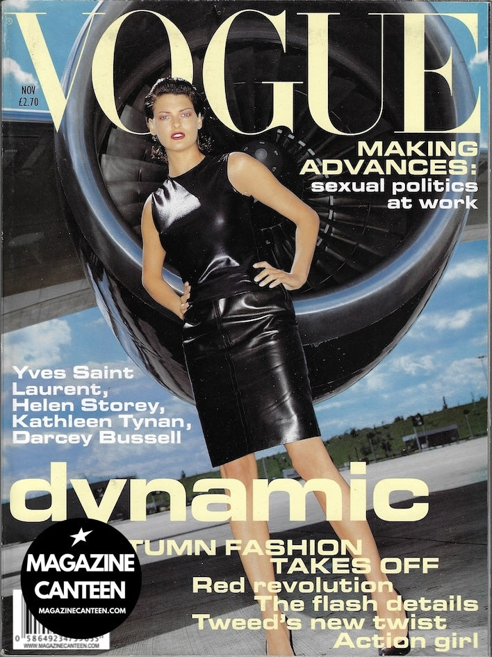 Vogue Magazine November 1994 - Linda EVANGELISTA Bridget Hall