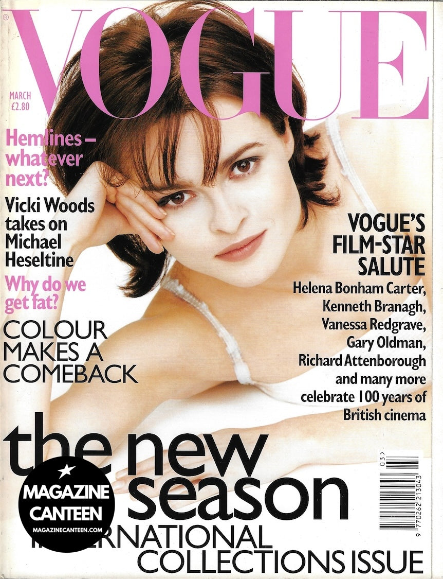 Vogue Magazine March 1996 - Helena Bonham Carter 