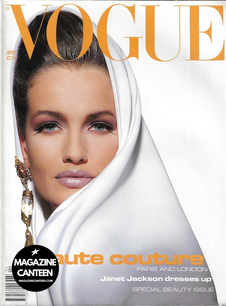 Vogue Magazine April 1991 - Karen Mulder 