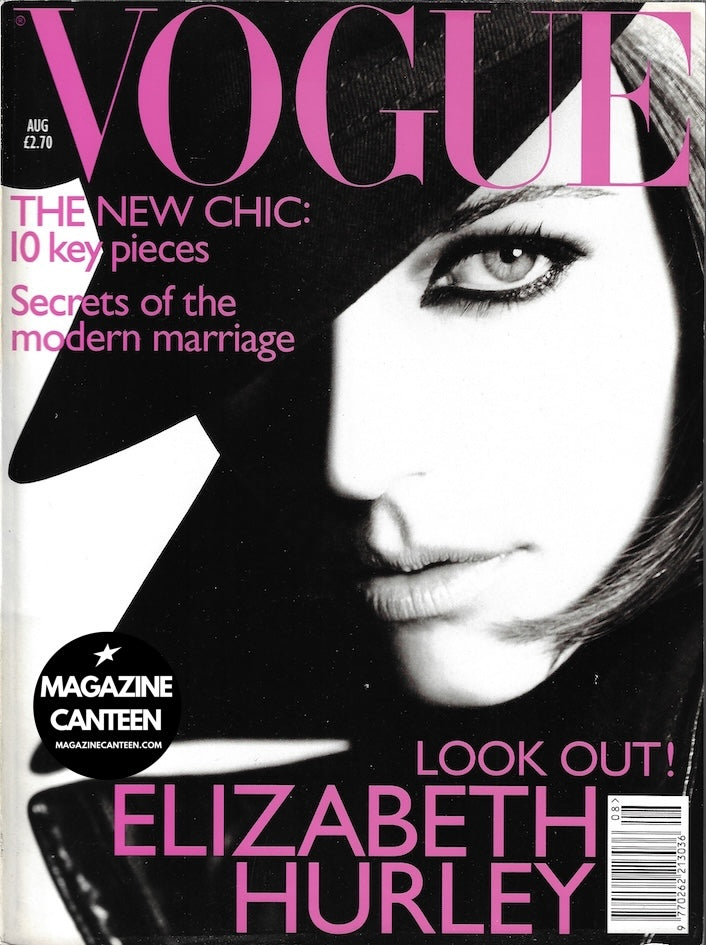 Vogue Magazine August 1995 - Elizabeth Hurley