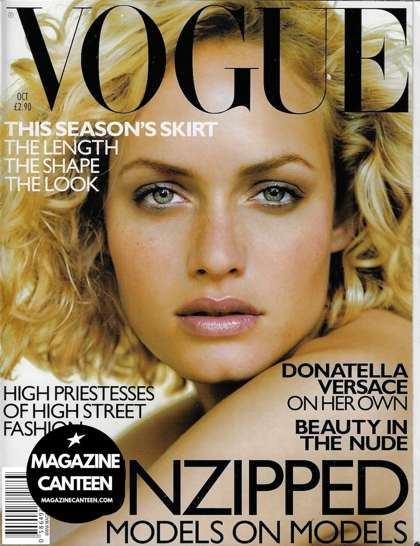Vogue Magazine October 1998 - Amber Valletta 