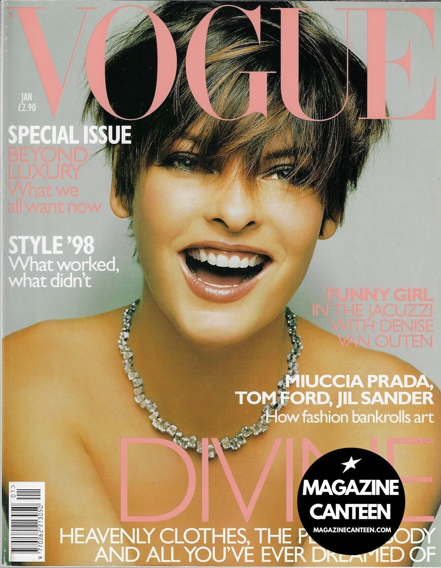 Vogue Magazine January 1999 - Linda Evangelista