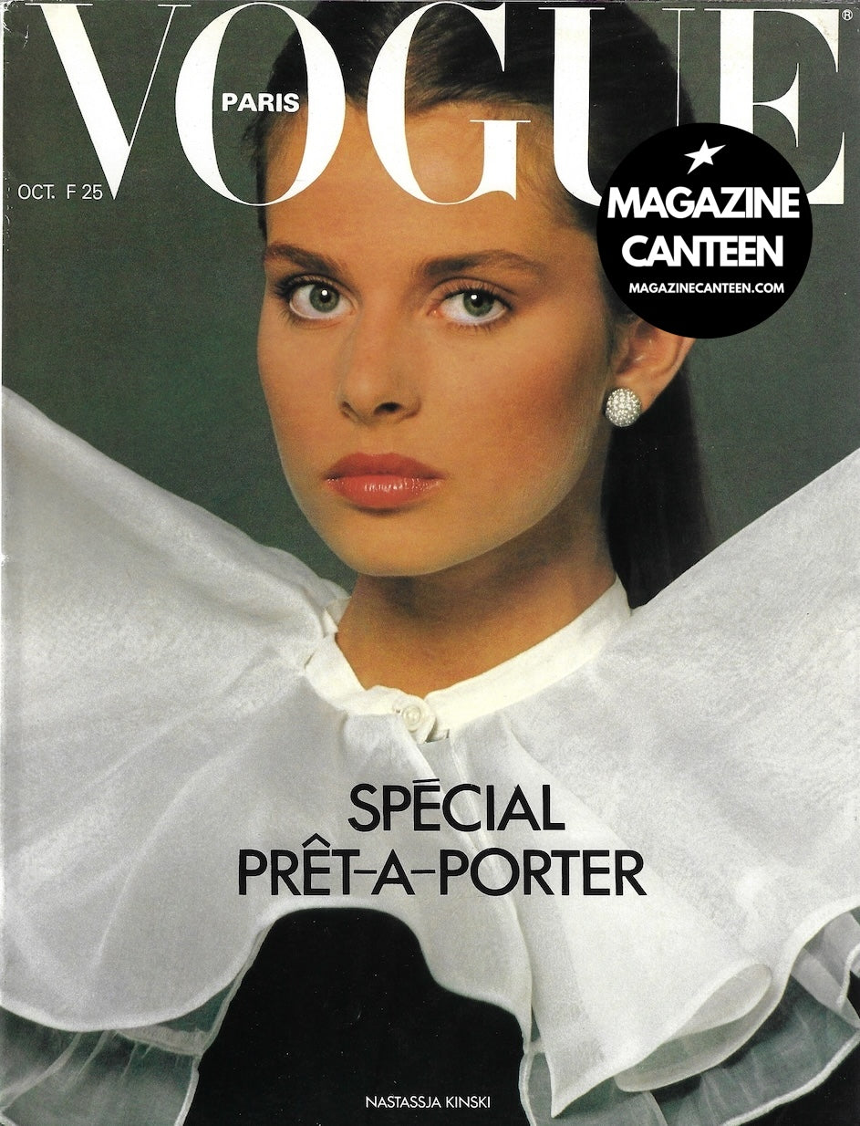 Vogue Paris Magazine 1979 - Nastassja Kinski JOE GAFFNEY David Bailey