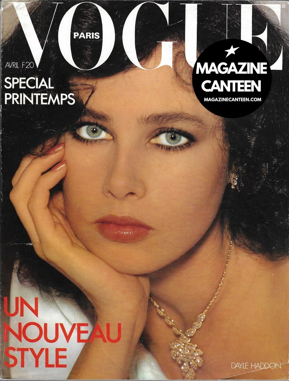 Vogue Paris Magazine 1978 DAYLE HADON Steve Hiett HELMUT NEWTON