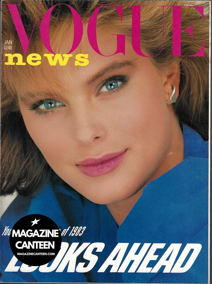 Vogue Magazine January 1983 - Renée Simonsen ZOLTAN Barry Lategan