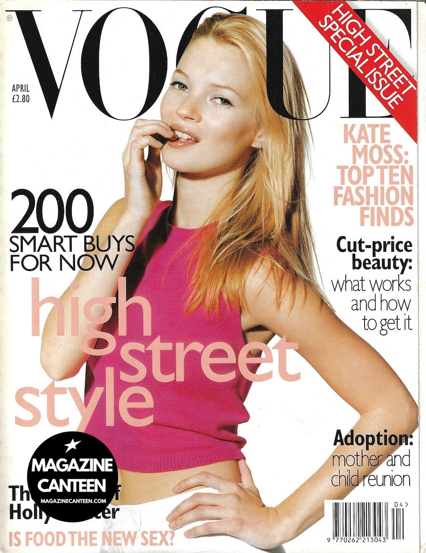 Vogue Magazine April 1996 - KATE MOSS