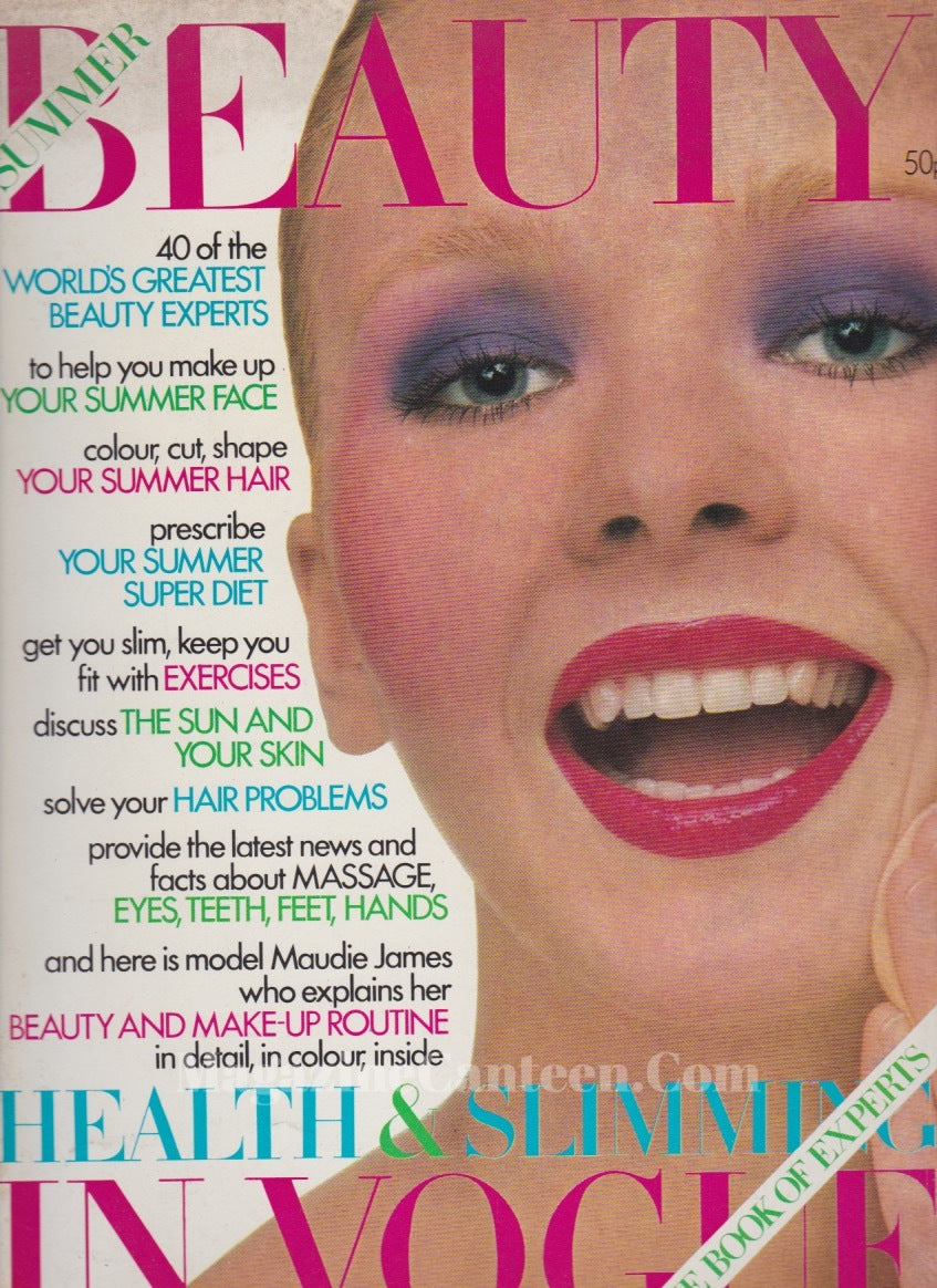 Vogue Beauty Magazine 1972 - Maudie James