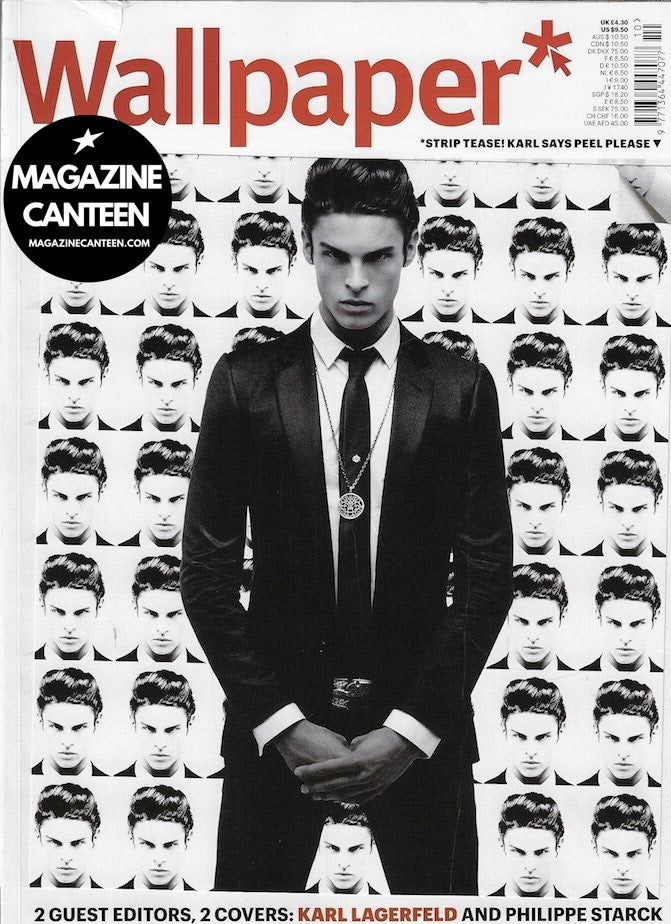 Wallpaper Magazine - Baptiste Giabiconi KARL LAGERFELD A 2009